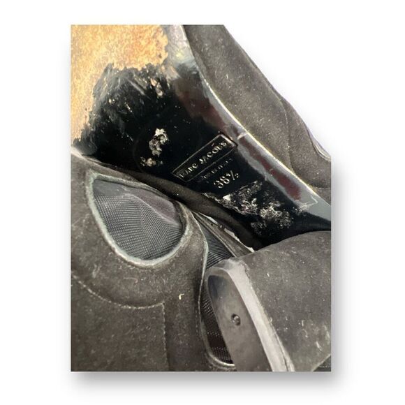 Marc Jacobs Black Heeled Shoes Size 38.5 - Picture 7 of 9